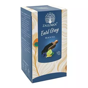Чай чёрный Zallman Эрл Грей 25х2 г