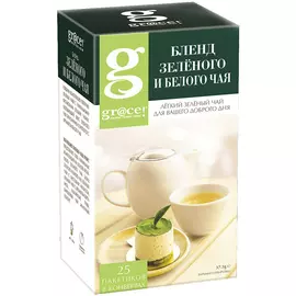 Чай Grace Бленд зеленого и белого чая 25 пакетиков