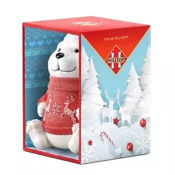 Чай Hilltop чайница подарок мишка, 50 г