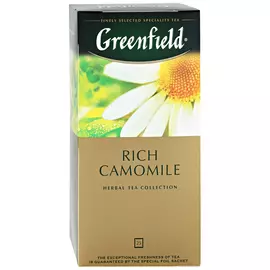 Чай травяной Greenfield Rich Camomile со вкусом яблока и корицы 25 пакетиков