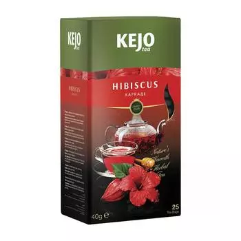Чай травяной Kejo Tea Hibiscus каркаде 25 пакетиков