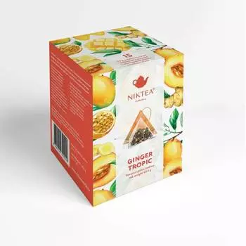 Чай травяной Niktea Имбирный тропик 15 x 2,7 г