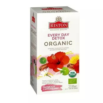 Чай травяной Riston Every Day Detox Organic 20х1,5 г