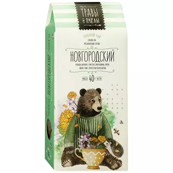 Чай Травы и пчелы Медовый дом новгородский 40 г