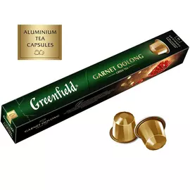 Чай в капсулах Greenfield Garnet Oolong с ароматом граната и лепестками василька 10 шт