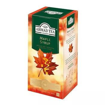 Чай зеленый Ahmad Tea Кленовый сироп 25x1,5 г