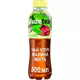 Чай зеленый Fuzetea улун со вкусом Малина-Мята 0,5 л