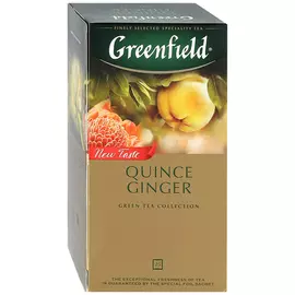 Чай зеленый Greenfield Quince Ginger 25 пакетиков