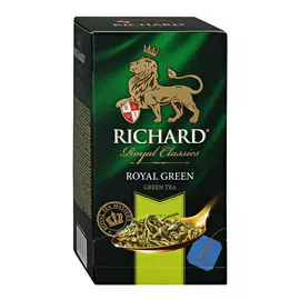 Чай зеленый Richard Royal Green 25 пакетиков