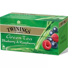 Чай зеленый Twinings Черника и Малина 25 пакетиков
