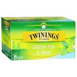 Чай зеленый Twinings с ароматом мяты 25 пакетиков