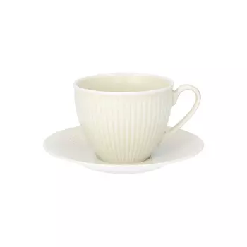 Чайная пара Cmielow Dalia GL04 кремовый 15 см 320 мл