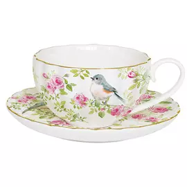 Чайная пара Easy Life Птицы в саду 200 мл