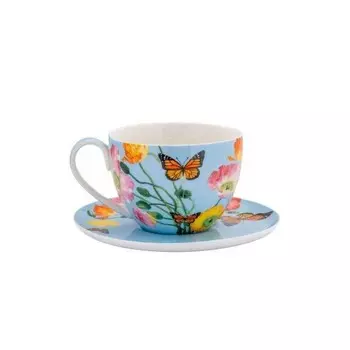 Чайная пара Maxwell & Williams маки 400 мл