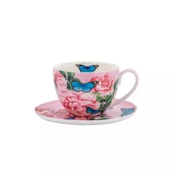 Чайная пара Maxwell & Williams розы 400 мл