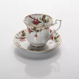 Чайная пара Porcelaine Czech Gold Hands 220 мл