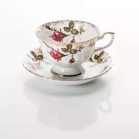 Чайная пара Porcelaine Czech Gold Hands 220 мл