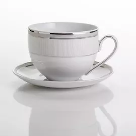 Чайная пара Porcelaine Czech Gold Hands 450 мл