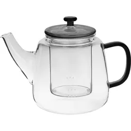 Чайник заварочный с фильтром Yf прозрачный 1000 мл (1010)