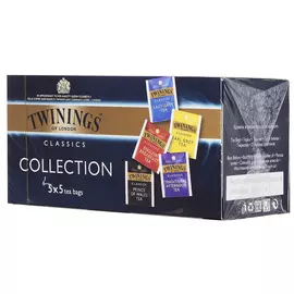 Чайный набор Twinings Classic Collection черный чай пяти видов 20 пакетиков