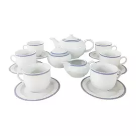 Чайный сервиз Thun 1794 Opal Голубые пластинки 17/6