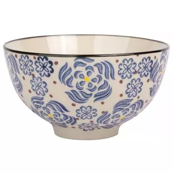 Чаша Glasar бежевая 12х12х7 см