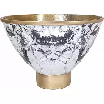 Чаша Glasar черная 24x24x17 см