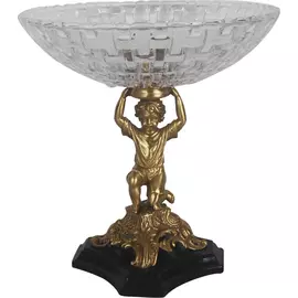 Чаша Glasar для фруктов 25x25x26 см