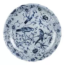 Чаша Glasar фарфоровая с бронзовой девушкой 27x27x33см