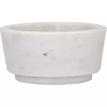 Чаша Glasar из белого мрамора 13х13х7 см