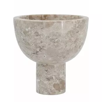 Чаша на ножке Glasar из мрамора 15х15х15 см