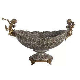 Чаша с ангелами Glasar 32x14x21см