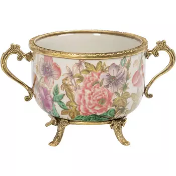 Чаша с ручками Glasar 21х14х13 см