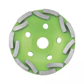 Чашка алмазная зачистная СибрТех двухрядная 125 мм