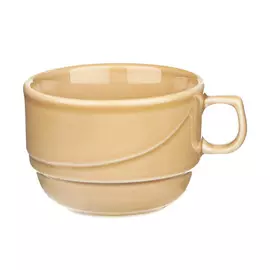 Чашка Башкирский фарфор Принц 190 мл 190 золотисто-коричневый