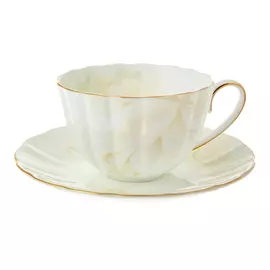 Чашка чайная Hatori Магнолия крем 300 мл