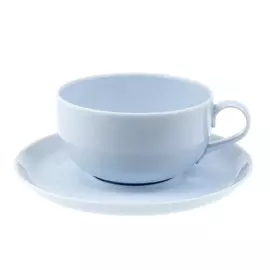 Чашка чайная с блюдцем 340мл выбор Portmeirion/портмейрион (голубая)