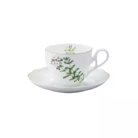 Чашка чайная с блюдцем Noritake Английские травы (NOR4942-402/4942-403)