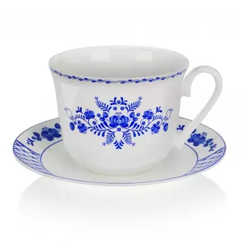 Чашка Джамбо Любава 500 мл с блюдцем