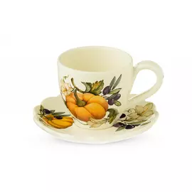 Чашка с блюдцем 0,3л тыква Nuova cer s n c