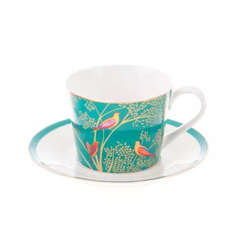 Чашка с блюдцем 200мл сара миллер челси зеленый Portmeirion PRT-SMCG78924-XG