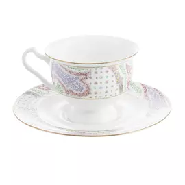 Чашка с блюдцем чайная айседора мариент фиол кн1 Ифз