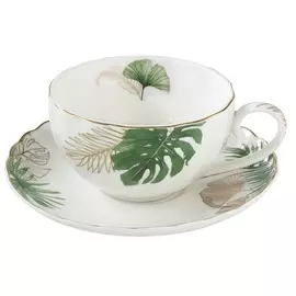 Чашка с блюдцем Easy life Экзотика 200 мл