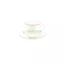Чашка с блюдцем Лфз ландыш золотой кантик 13кн1 (8114287001)