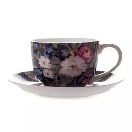 Чашка с блюдцем Maxwell &amp; Williams Полночные цветы 0,25 л