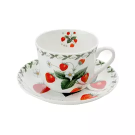 Чашка с блюдцем Maxwell & Williams Земляника 0,48 л