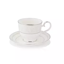 Чашка с блюдцем Noritake Монтвейл Платиновый кант 200 мл