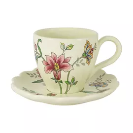 Чашка с блюдцем Nuova Cer Прованс 250 мл