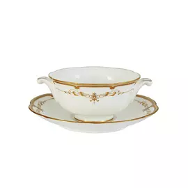 Чашка суповая на блюдце Narumi Ожидание 290 мл