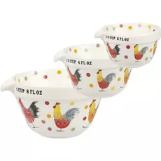 Чашки мерные Churchill 3шт петухи
